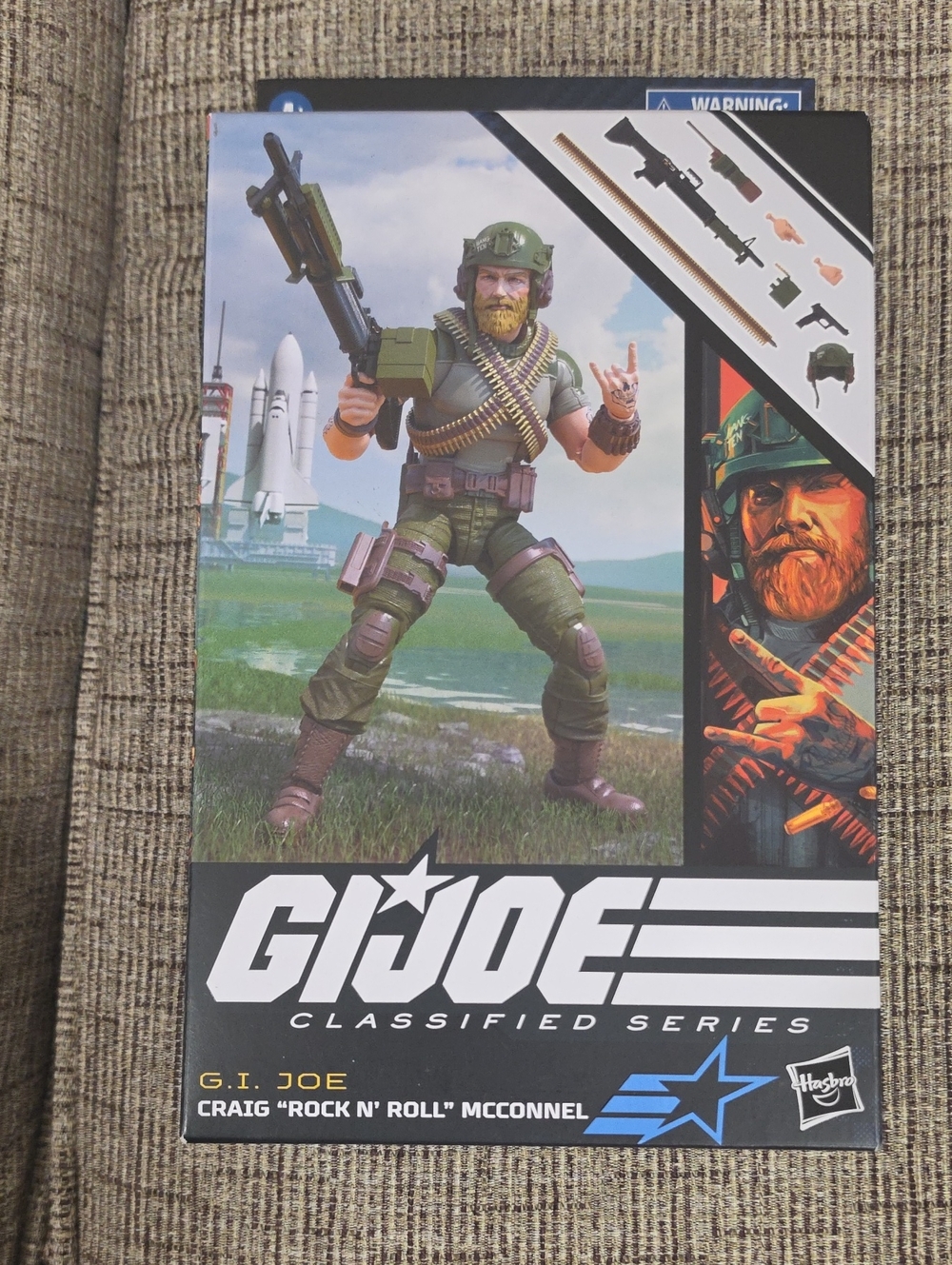 Hasbro G.I. Joe Classified Series Craig 'Rock N' Roll' McConnel - Green, Brown